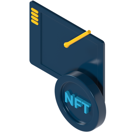 Criação de NFT  3D Icon
