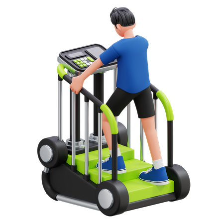 Crianças pisando na mini máquina de pedal  3D Illustration