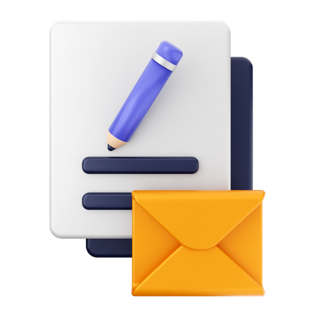 Criar e-mail  3D Icon