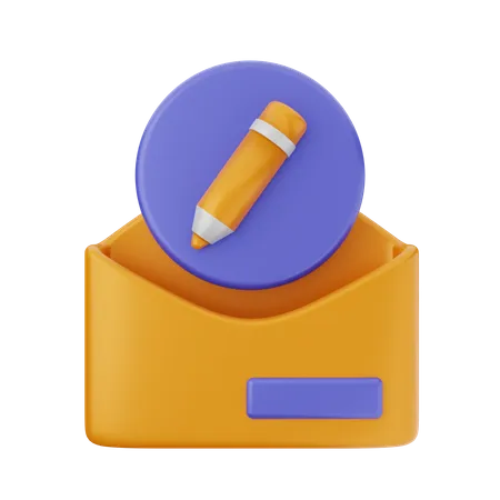 Criar e-mail  3D Icon