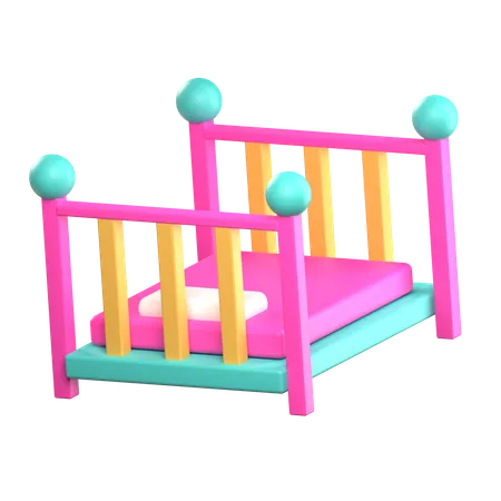 Crib  3D Icon