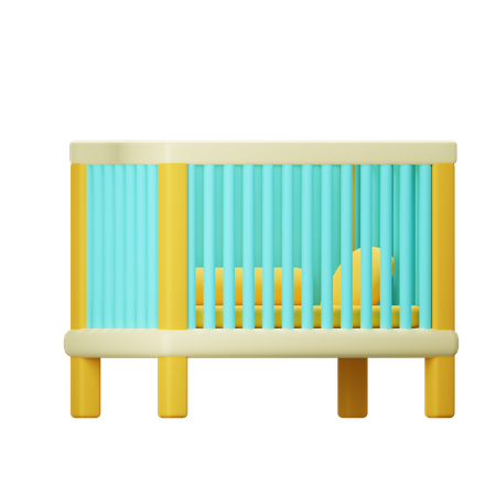 Crib  3D Icon