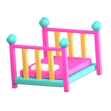 Crib  3D Icon