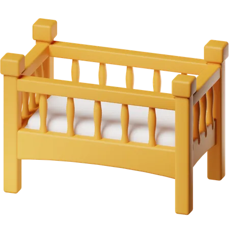 Crib  3D Icon