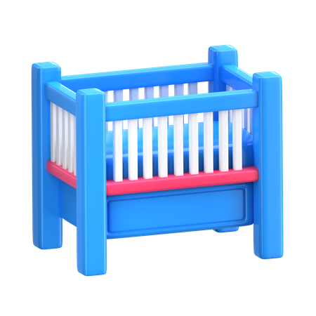 Crib  3D Icon