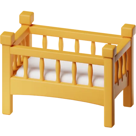 어린이 침대  3D Icon
