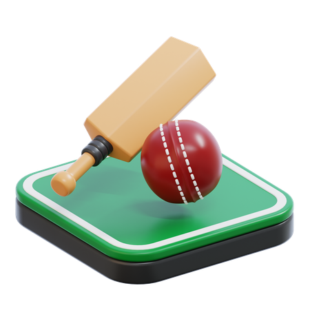 Cricket  3D Icon