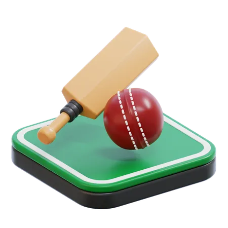 Cricket  3D Icon