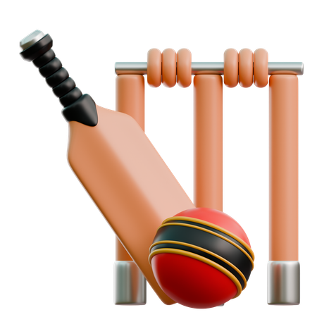 Cricket  3D Icon