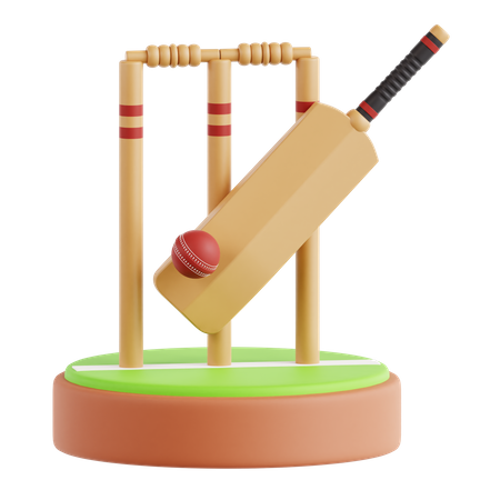 Cricket  3D Icon