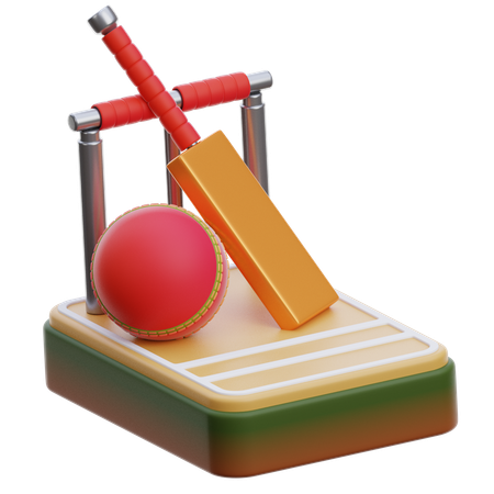 Cricket  3D Icon