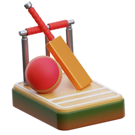 Cricket  3D Icon