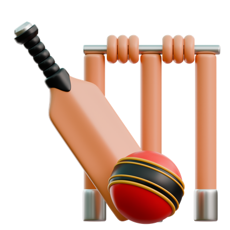 Cricket  3D Icon