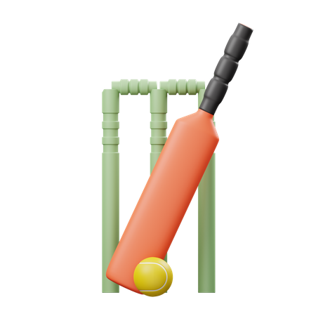 Cricket  3D Icon