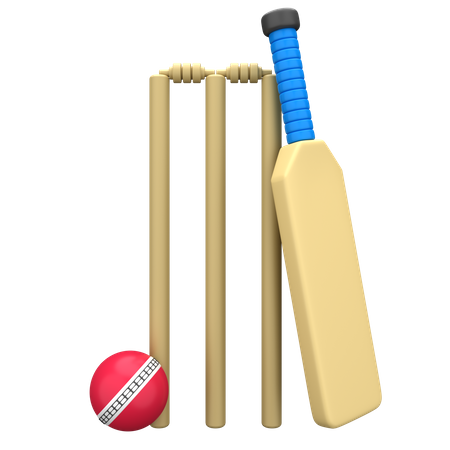 Cricket  3D Icon