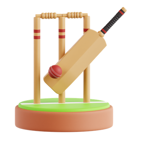 Cricket  3D Icon