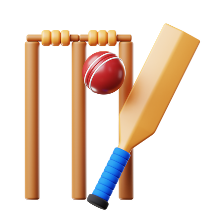 Cricket  3D Icon