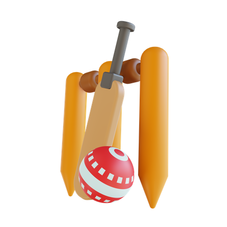 Cricket  3D Illustration