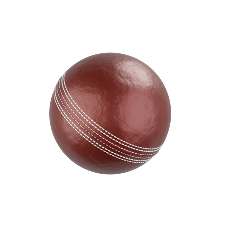 Cricket Ball  3D Illustration