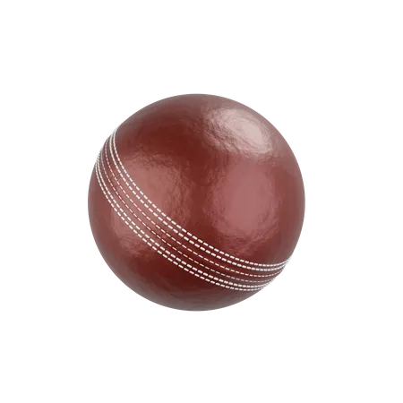 Cricket Ball  3D Illustration