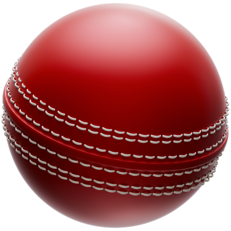 Cricket Ball  3D Icon