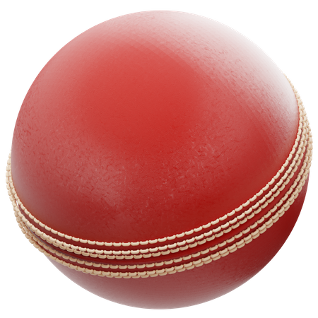 Cricket Ball 3D Icon