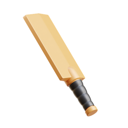 Cricket Bat  3D Icon