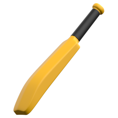 Cricket Bat  3D Icon