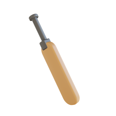 Cricket Bat  3D Icon