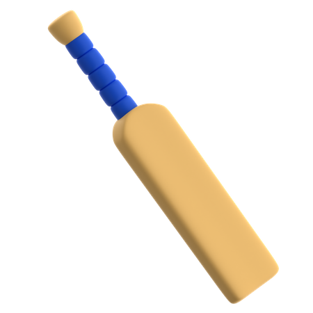 Cricket Bat  3D Icon