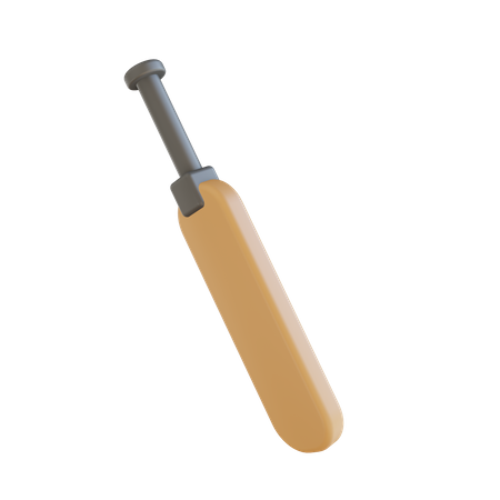 Cricket Bat  3D Illustration