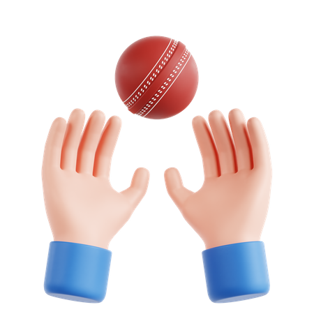 Cricket Catch  3D Icon