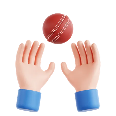 Cricket Catch  3D Icon