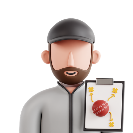 Cricket Coach  3D Icon