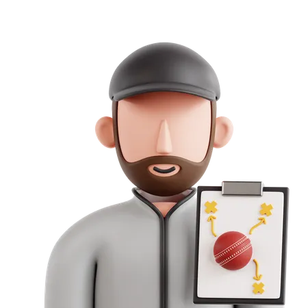 Cricket Coach  3D Icon