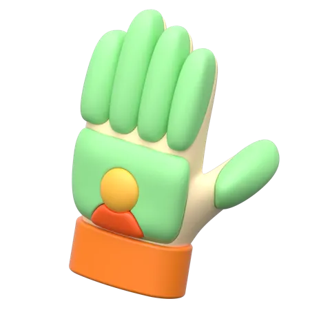 Cricket Glove  3D Icon