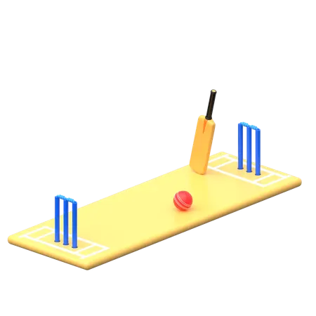 Cricket Pitch  3D Icon