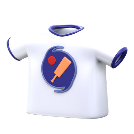 Cricket Shirt  3D Icon