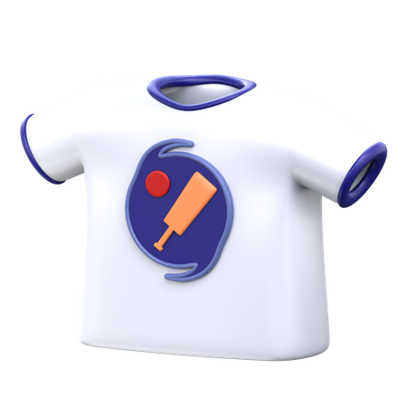 Cricket Shirt  3D Icon