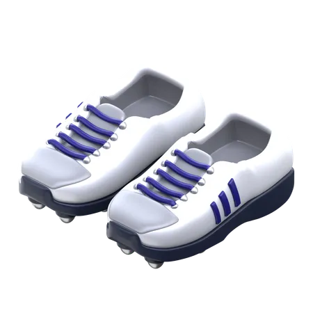 Cricket Shoes 3 D Cricket Sport Icon 3D Icon