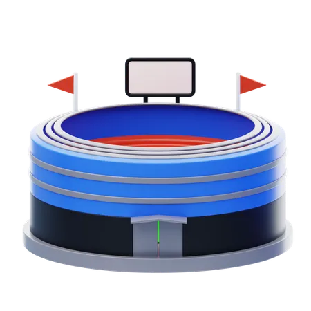 크리켓 경기장  3D Icon