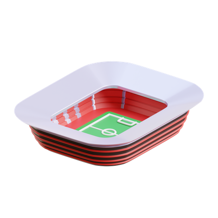 Cricket Stadium  3D Icon