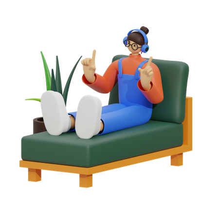 Crie o seu refúgio definitivo para relaxamento  3D Icon