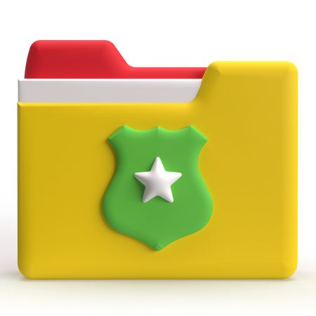 Crime File  3D Icon
