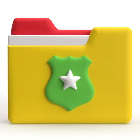 Crime File  3D Icon