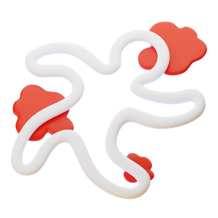 犯罪現場  3D Icon