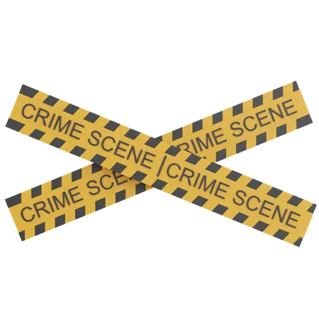 Crime Scene Tape  3D Icon