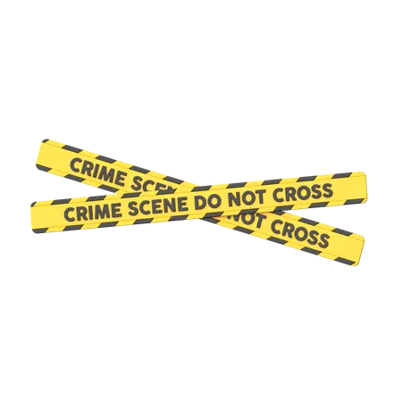 Crime Scene Tape  3D Icon