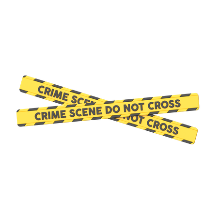 Crime Scene Tape  3D Icon