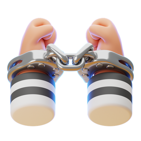 Criminal Handcuff  3D Icon